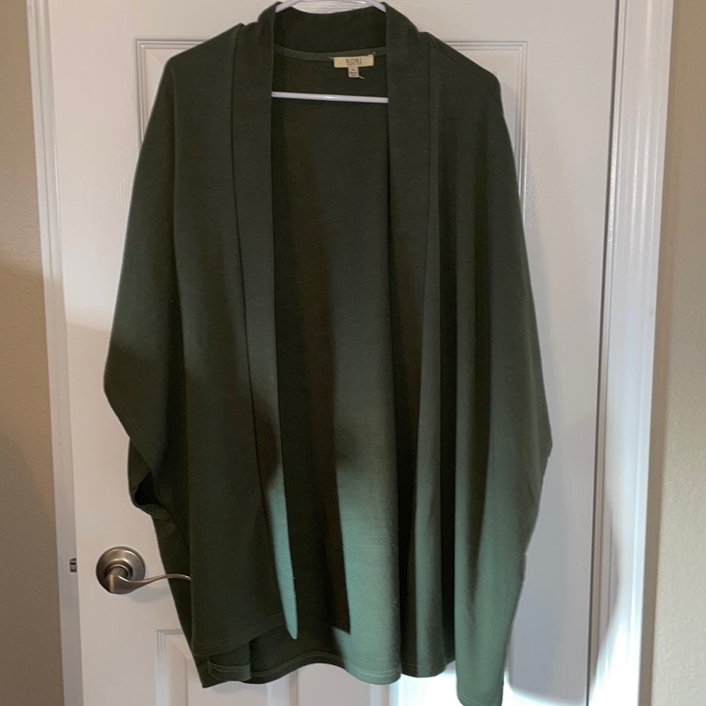 Kori America green sweater